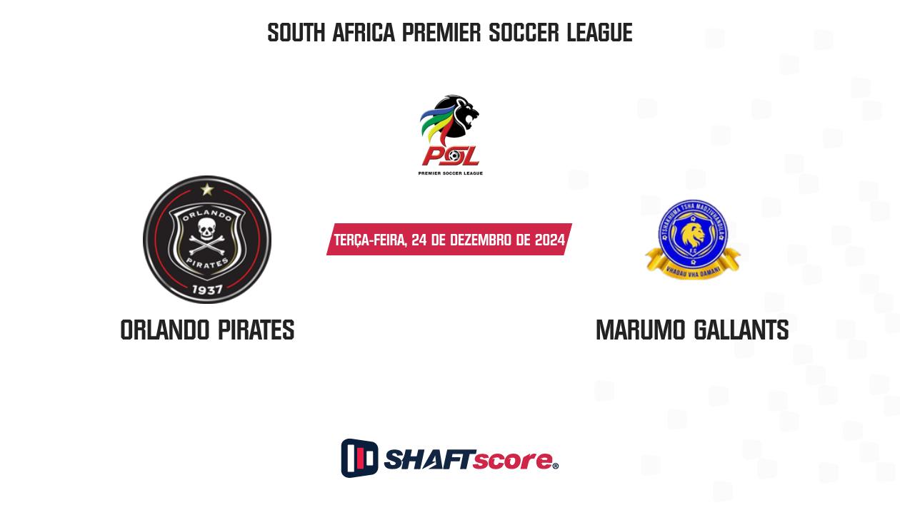 Palpite: Orlando Pirates vs Marumo Gallants