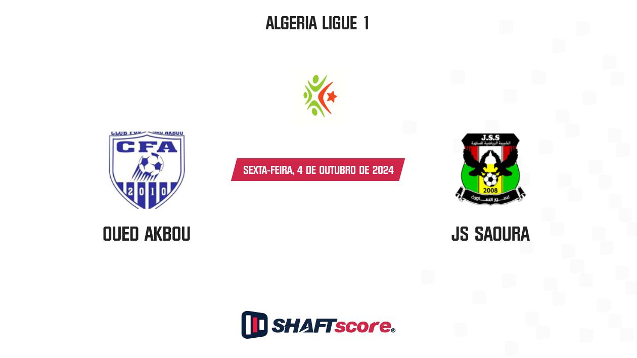 Palpite: Oued Akbou vs JS Saoura