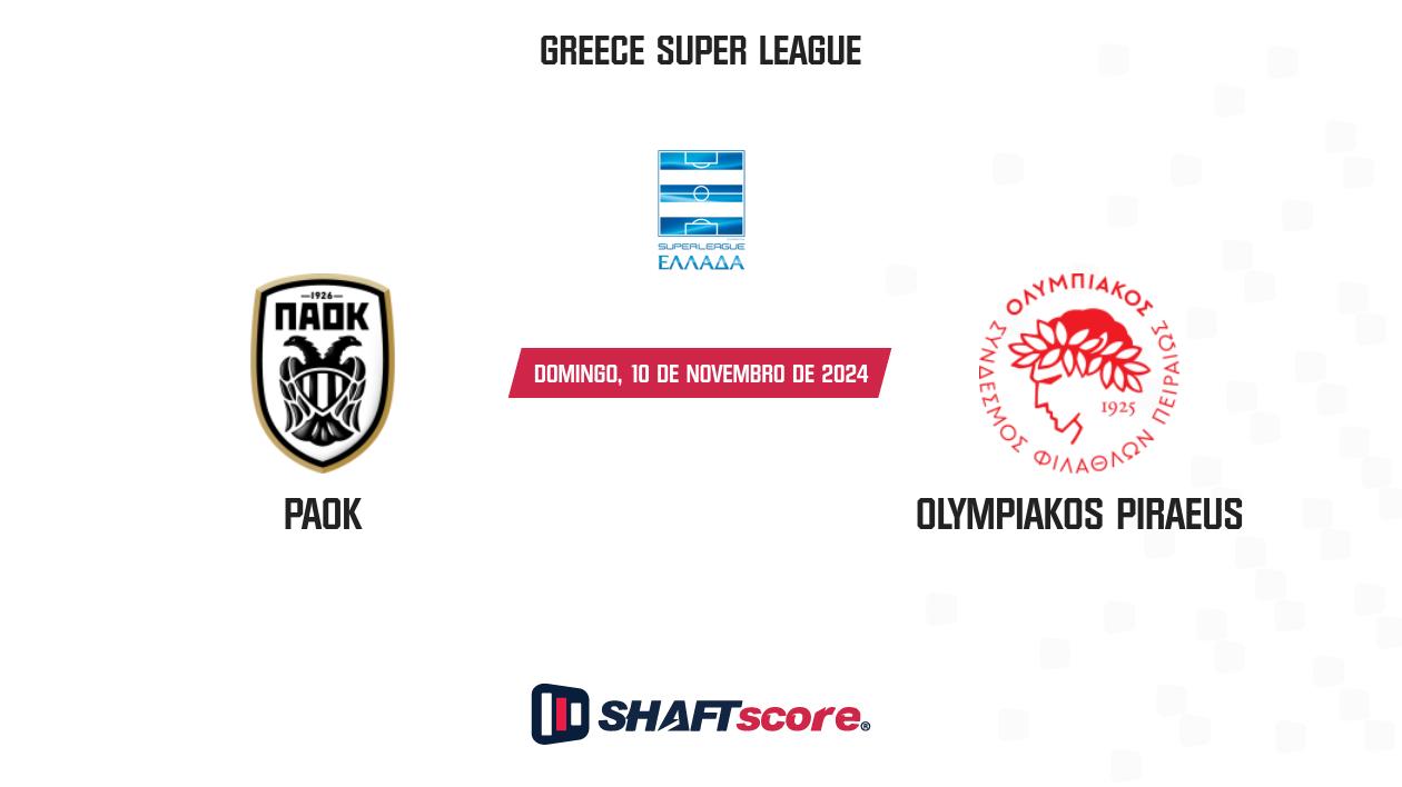 Palpite: PAOK vs Olympiakos Piraeus