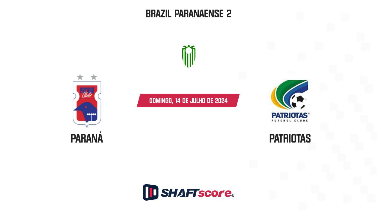 Palpite: Paraná vs Patriotas