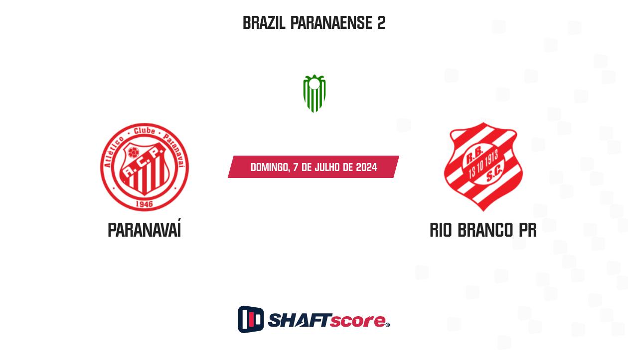 Palpite: Paranavaí vs Rio Branco PR