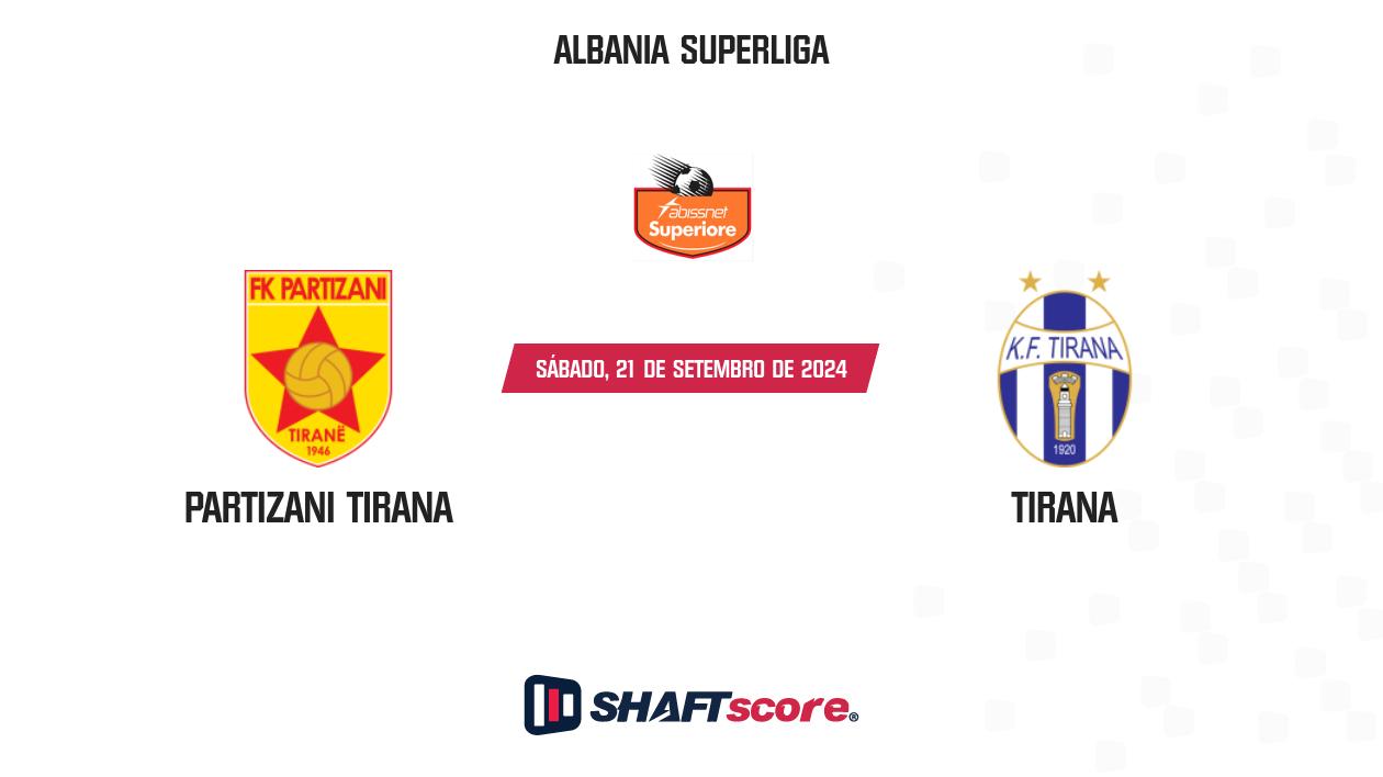 Palpite: Partizani Tirana vs Tirana