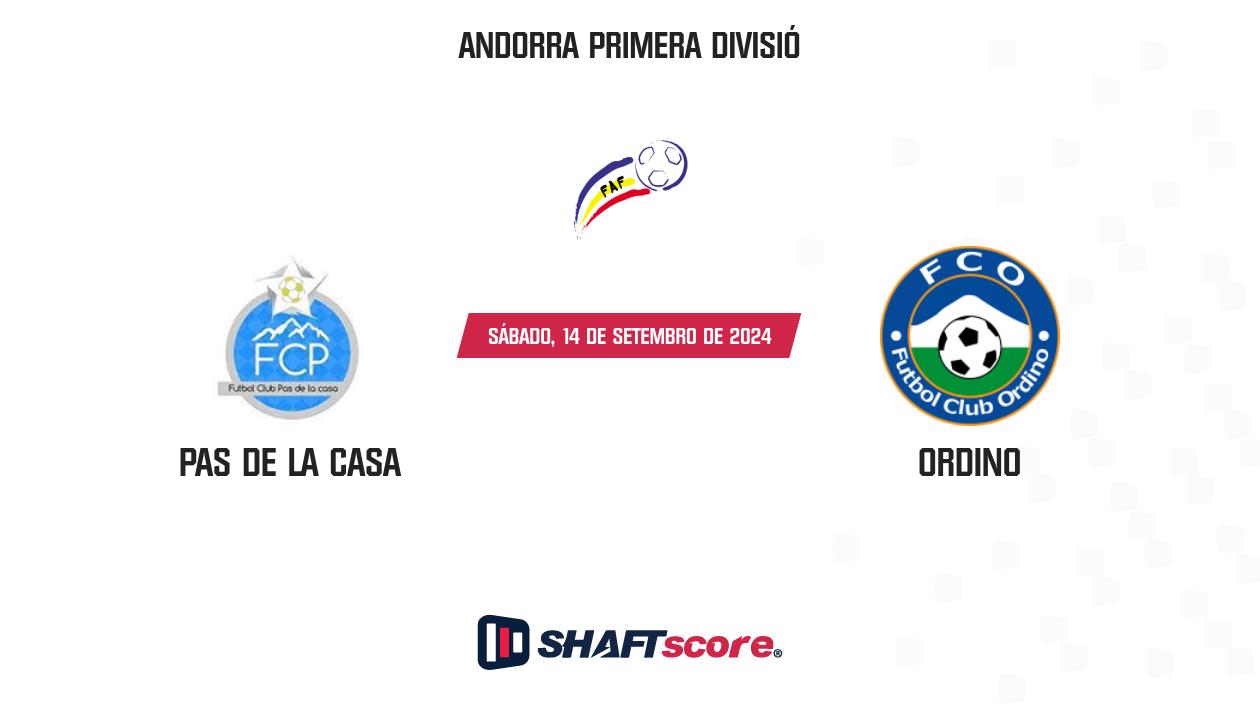 Palpite: Pas de la Casa vs Ordino
