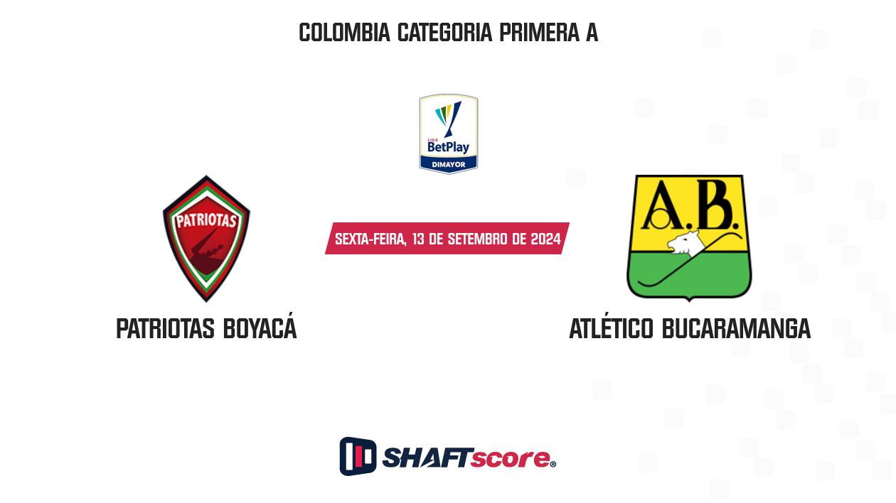 Palpite: Patriotas Boyacá vs Atlético Bucaramanga