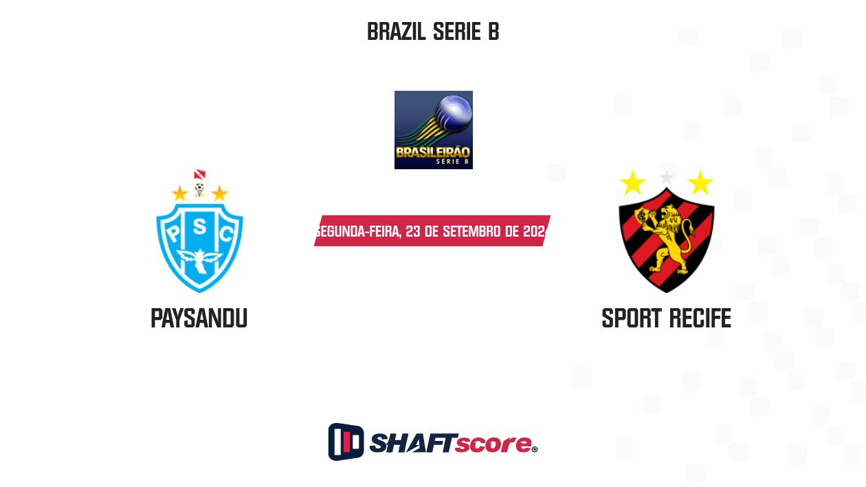 Palpite: Paysandu vs Sport Recife