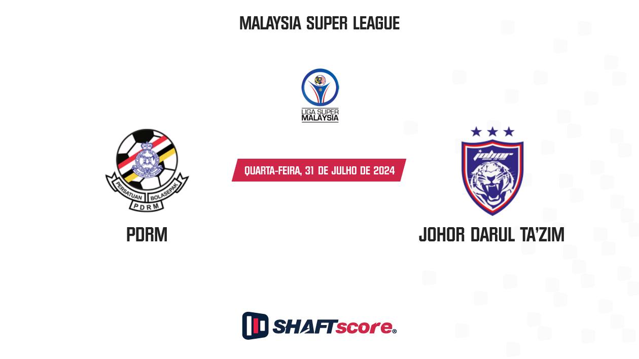 Palpite: PDRM vs Johor Darul Ta'zim