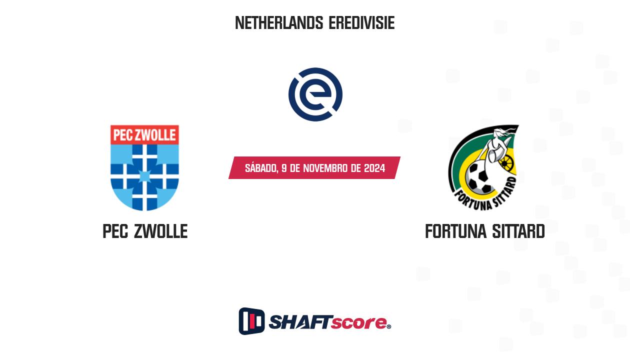 Palpite: PEC Zwolle vs Fortuna Sittard