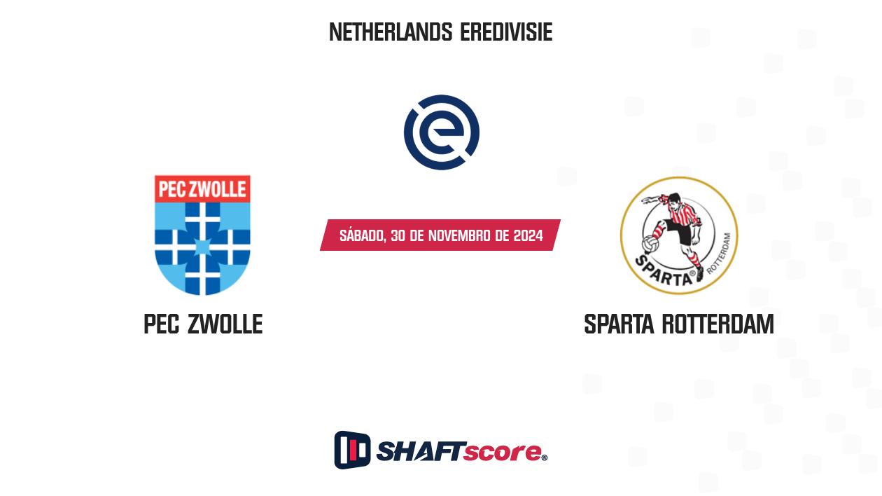 Palpite: PEC Zwolle vs Sparta Rotterdam