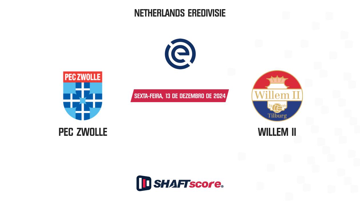 Palpite: PEC Zwolle vs Willem II