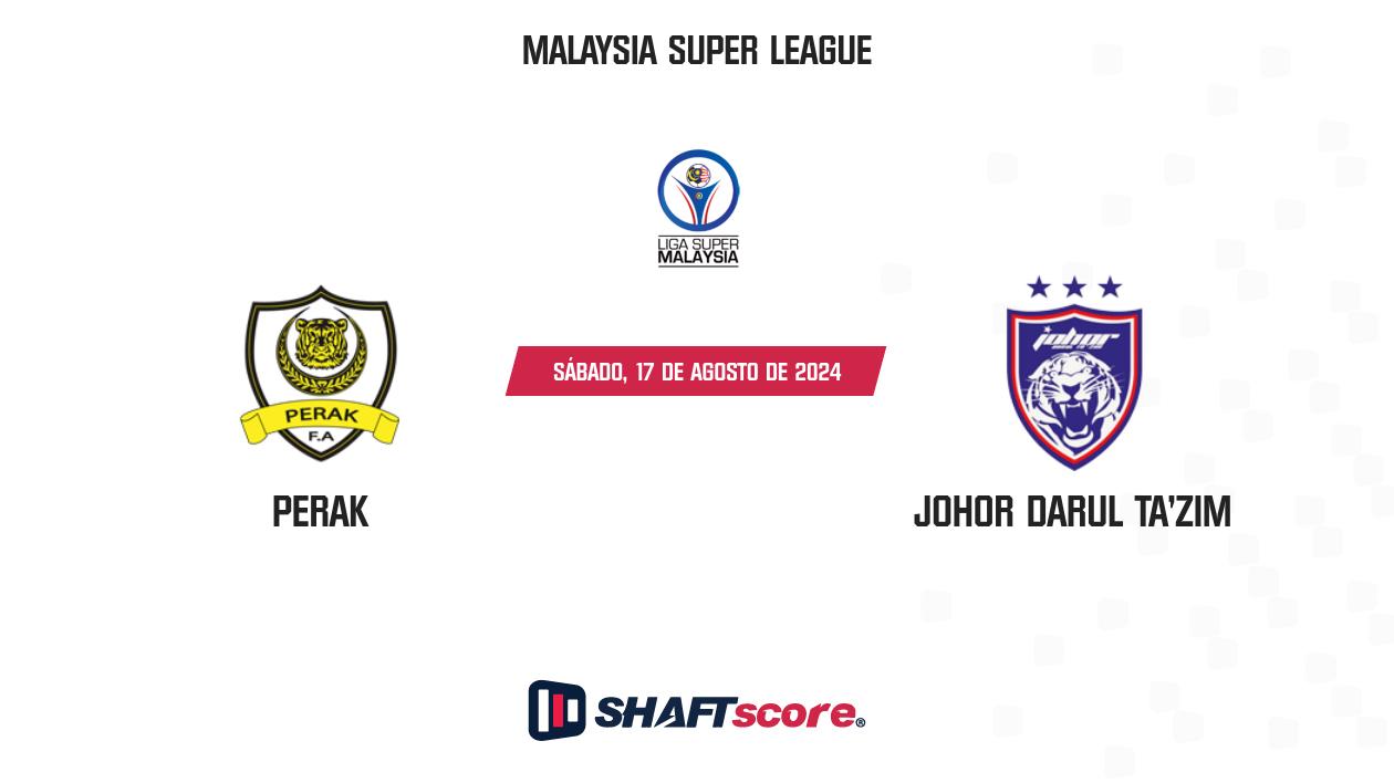 Palpite: Perak vs Johor Darul Ta'zim