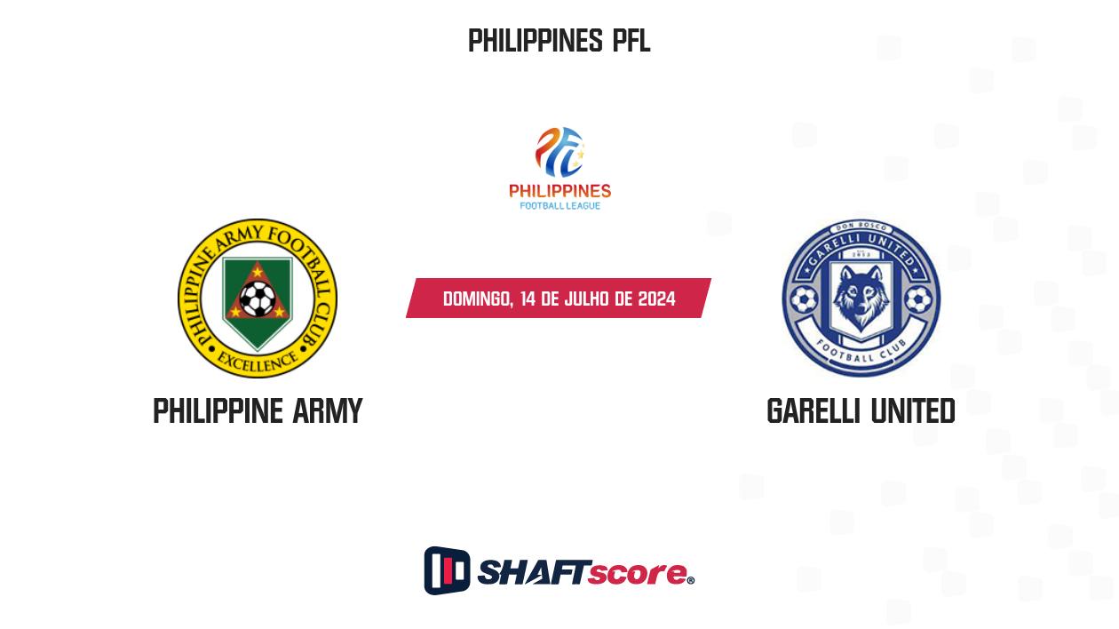 Palpite: Philippine Army vs Garelli United