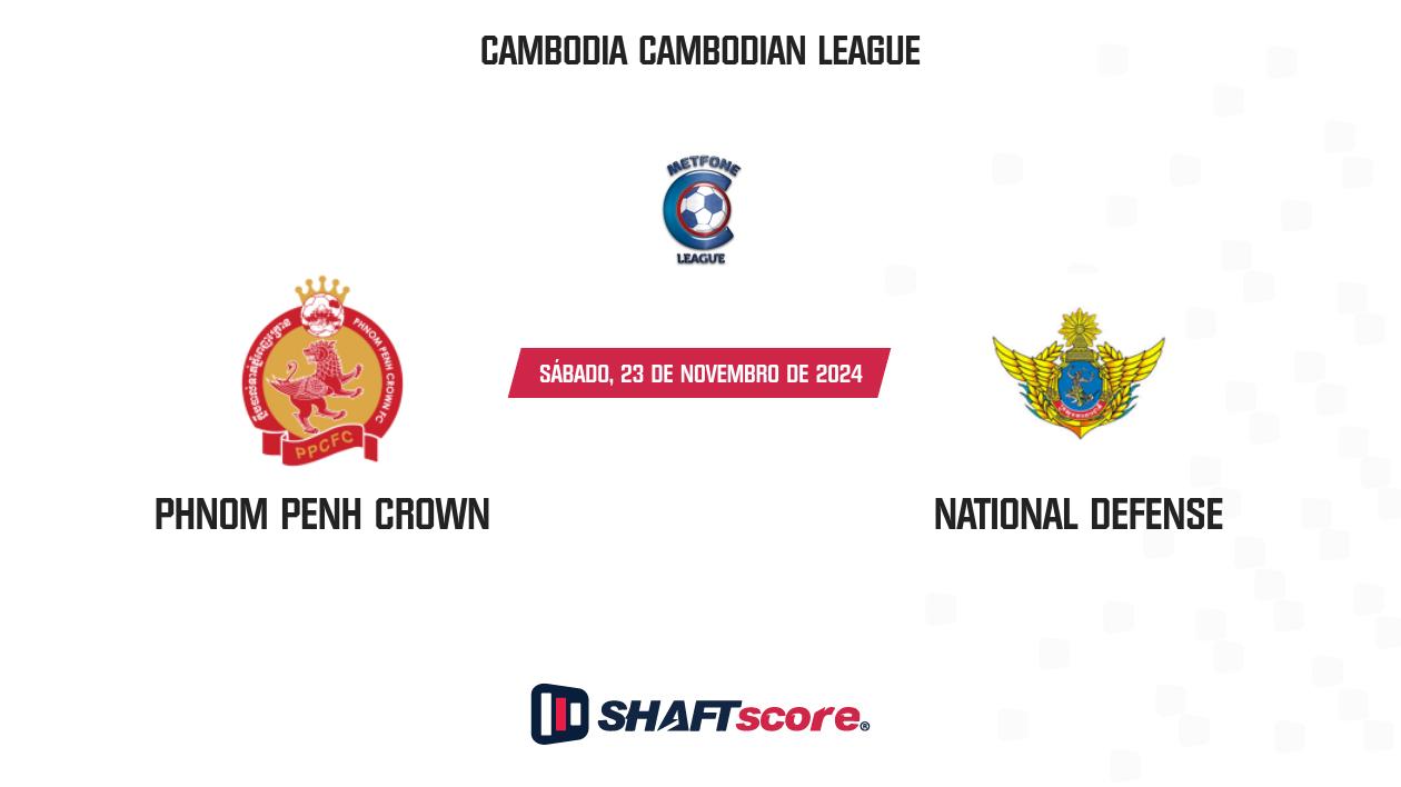 Palpite: Phnom Penh Crown vs National Defense