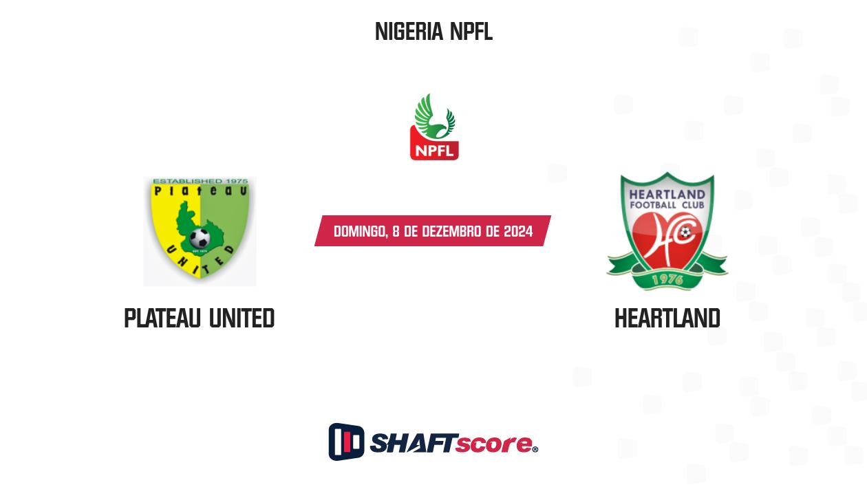 Palpite: Plateau United vs Heartland