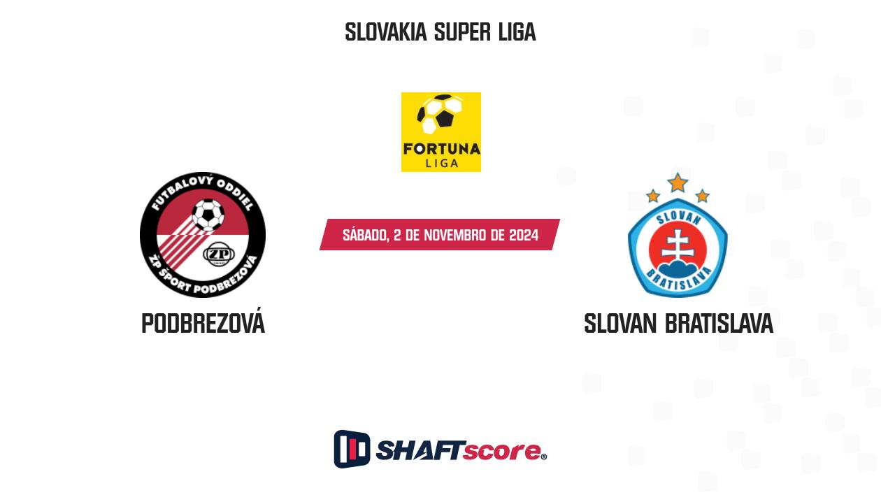 Palpite: Podbrezová vs Slovan Bratislava