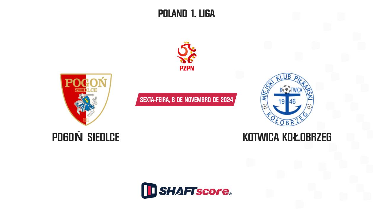 Palpite: Pogoń Siedlce vs Kotwica Kołobrzeg