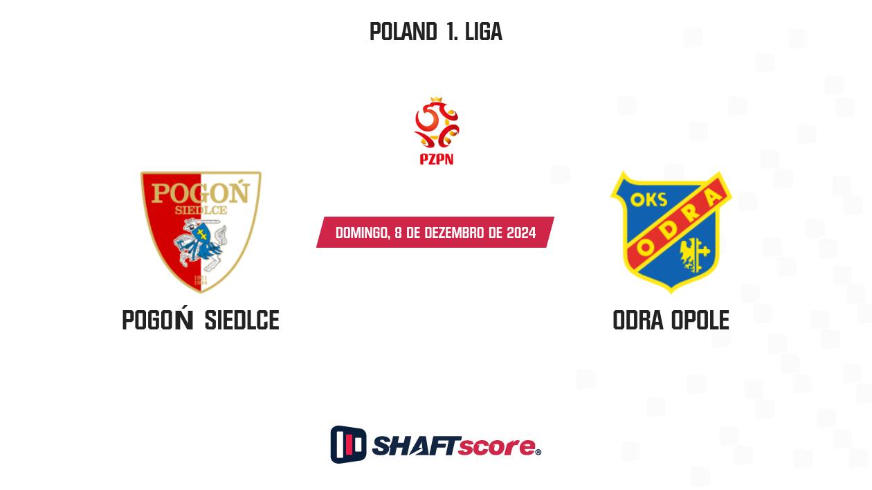 Palpite: Pogoń Siedlce vs Odra Opole