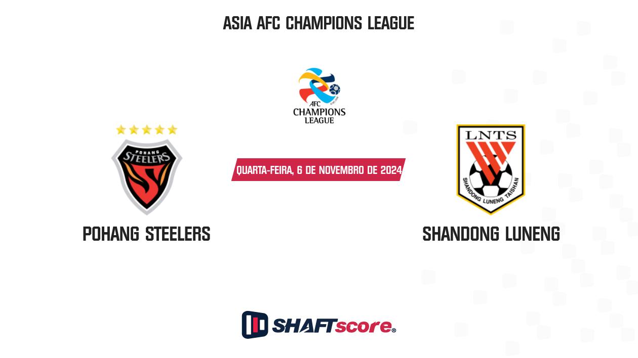 Palpite: Pohang Steelers vs Shandong Luneng