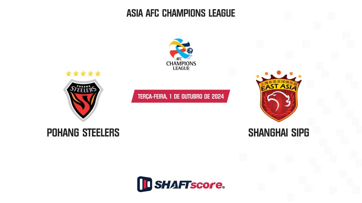 Palpite: Pohang Steelers vs Shanghai SIPG