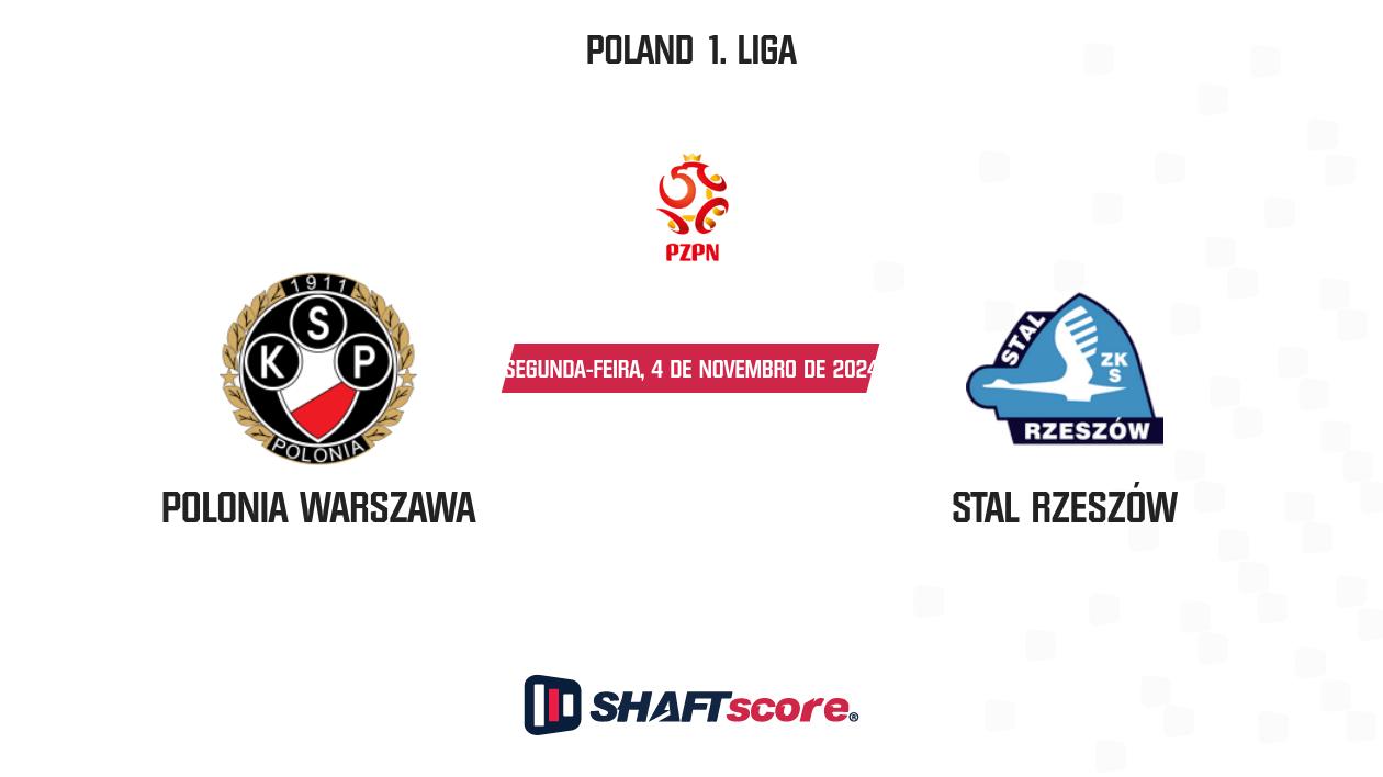 Palpite: Polonia Warszawa vs Stal Rzeszów