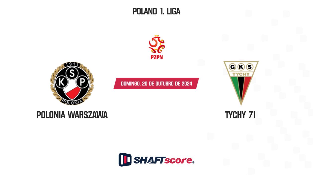 Palpite: Polonia Warszawa vs Tychy 71