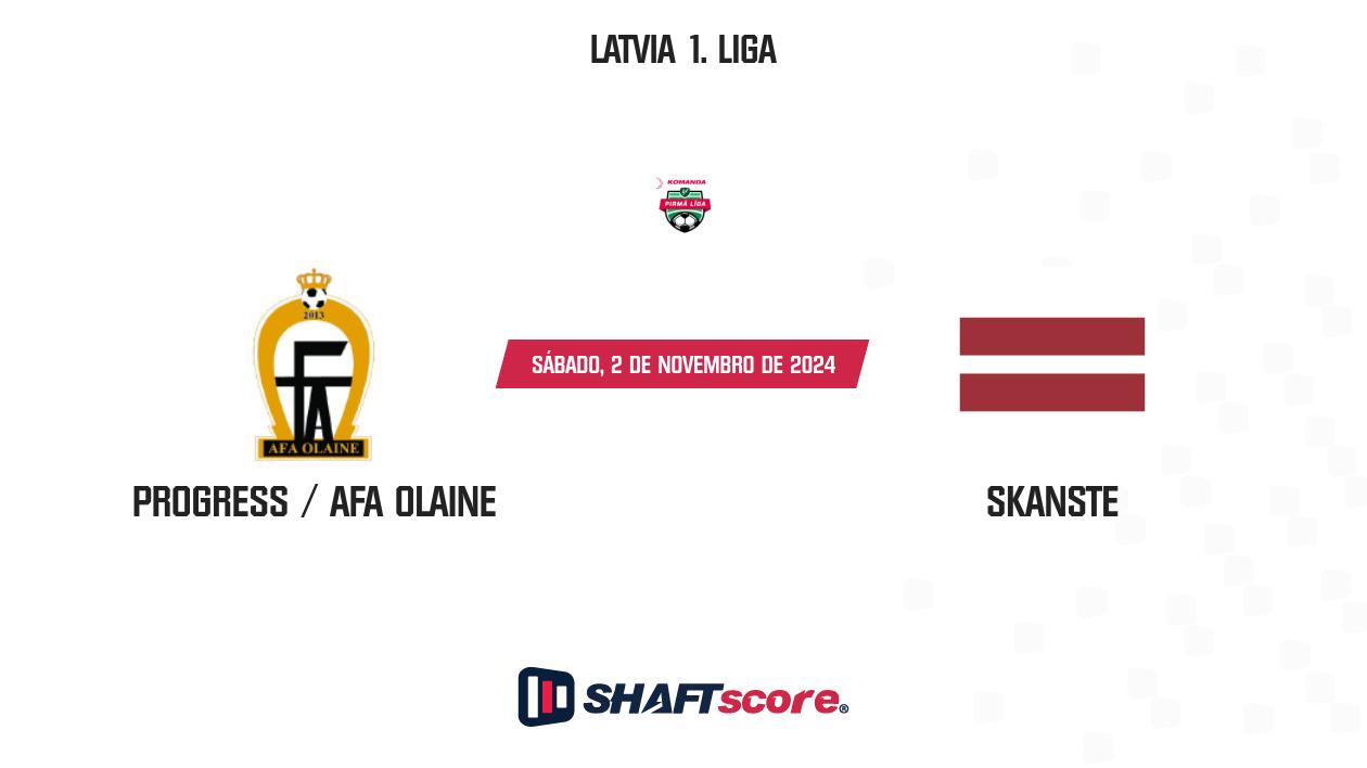 Palpite: Progress / AFA Olaine vs Skanste