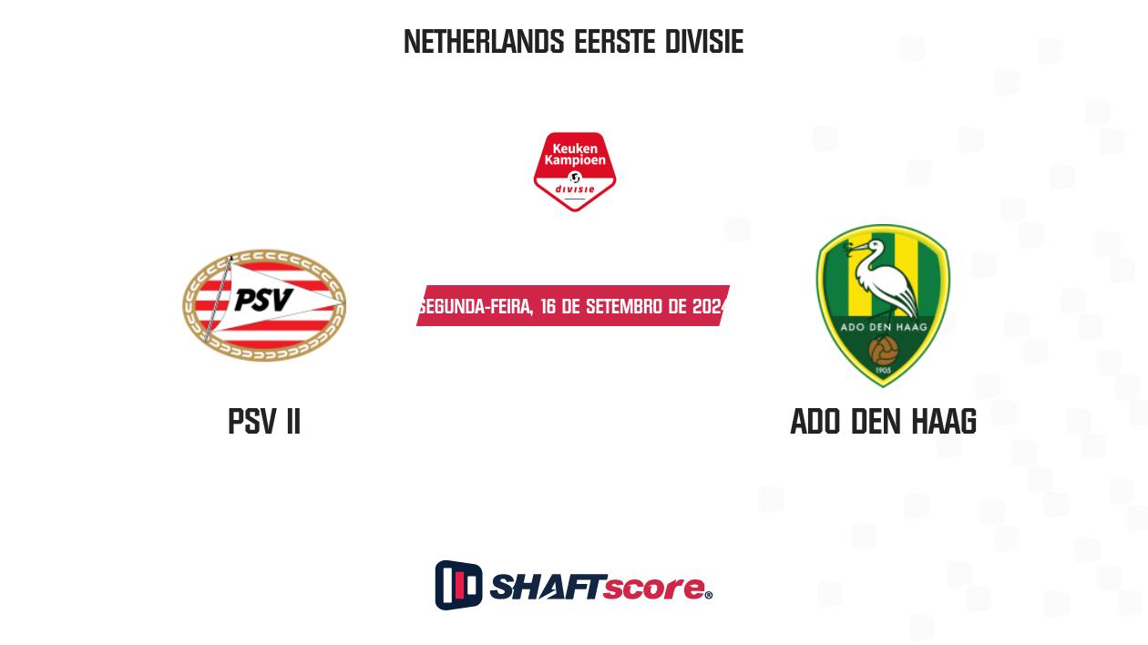 Palpite: PSV II vs ADO Den Haag