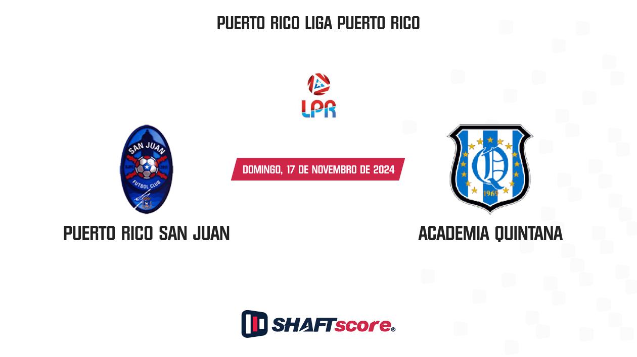 Palpite: Puerto Rico San Juan vs Academia Quintana