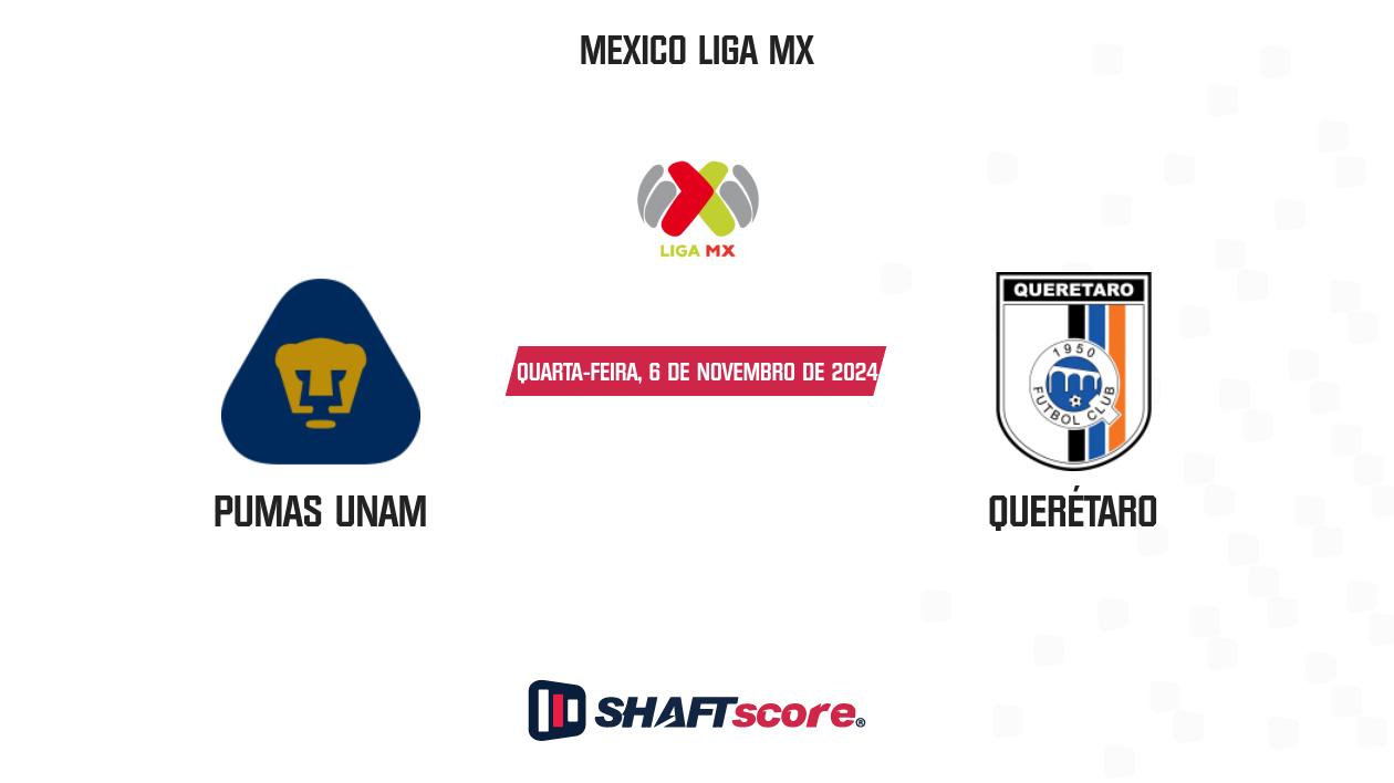 Palpite: Pumas UNAM vs Querétaro