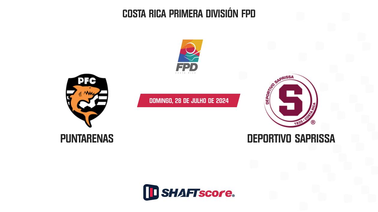 Palpite: Puntarenas vs Deportivo Saprissa