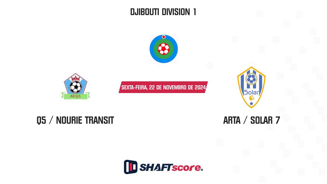Palpite: Q5 / Nourie Transit vs Arta / Solar 7