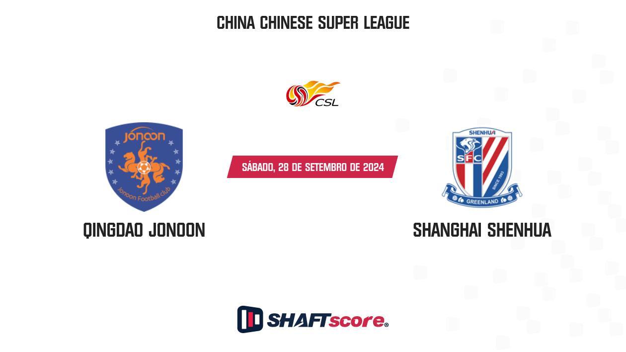 Palpite: Qingdao Jonoon vs Shanghai Shenhua