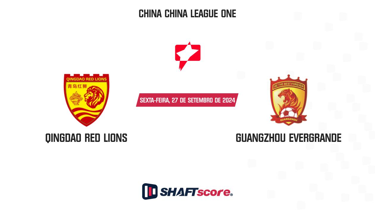 Palpite: Qingdao Red Lions vs Guangzhou Evergrande