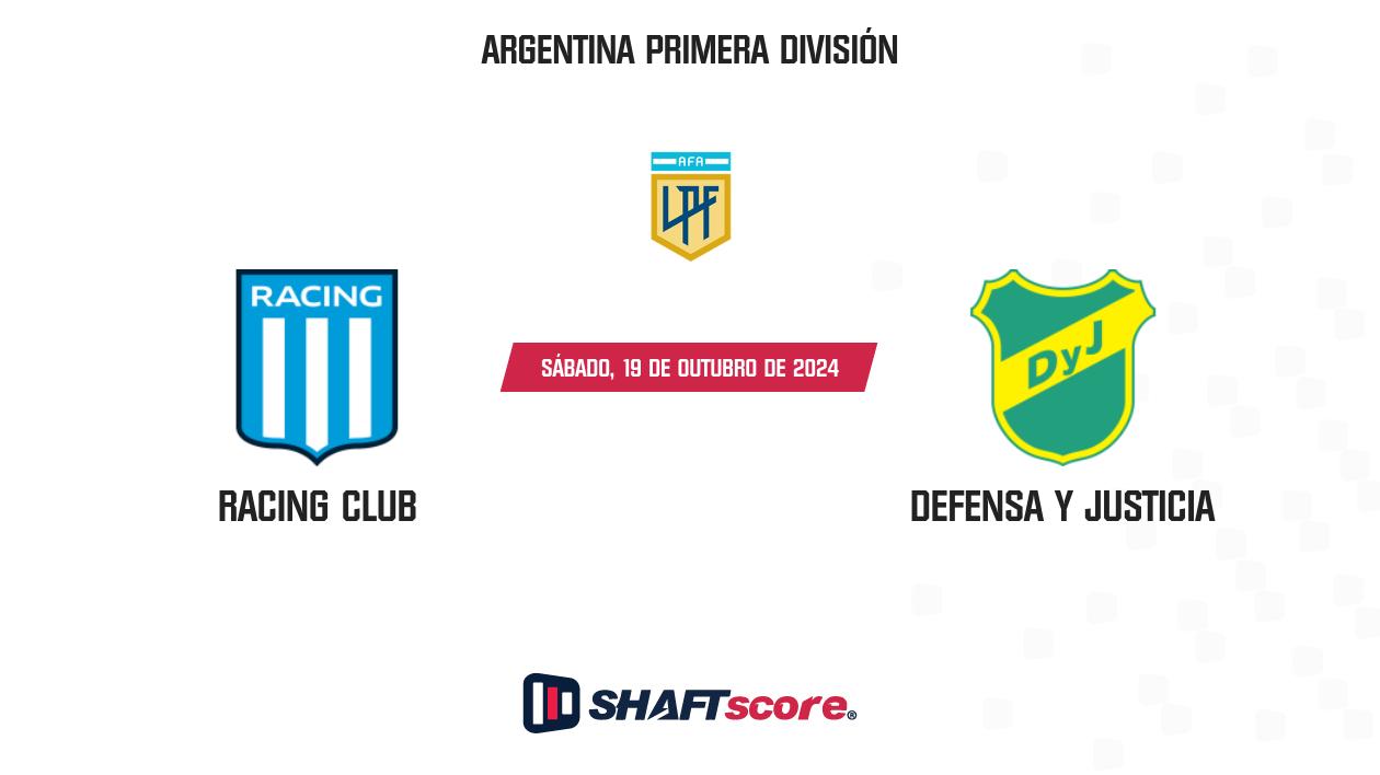 Palpite: Racing Club vs Defensa y Justicia