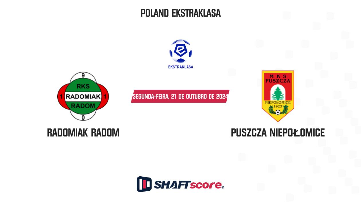 Palpite: Radomiak Radom vs Puszcza Niepołomice