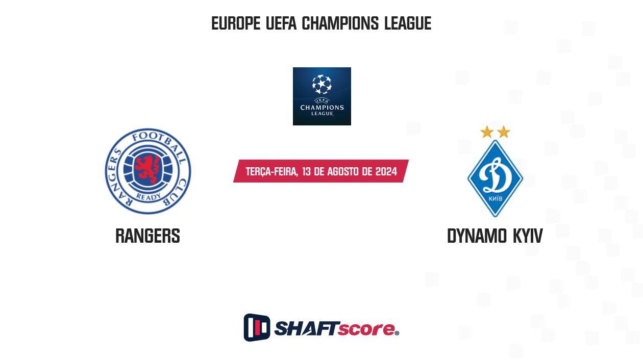 Palpite: Rangers vs Dynamo Kyiv