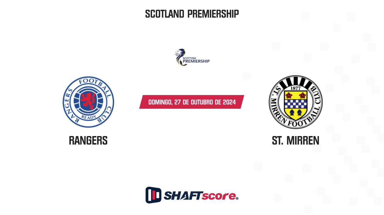 Palpite: Rangers vs St. Mirren