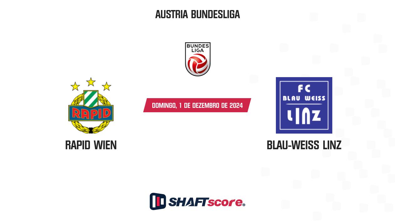 Palpite: Rapid Wien vs Blau-Weiß Linz