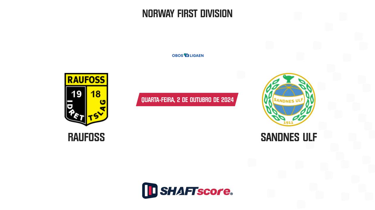 Palpite: Raufoss vs Sandnes Ulf