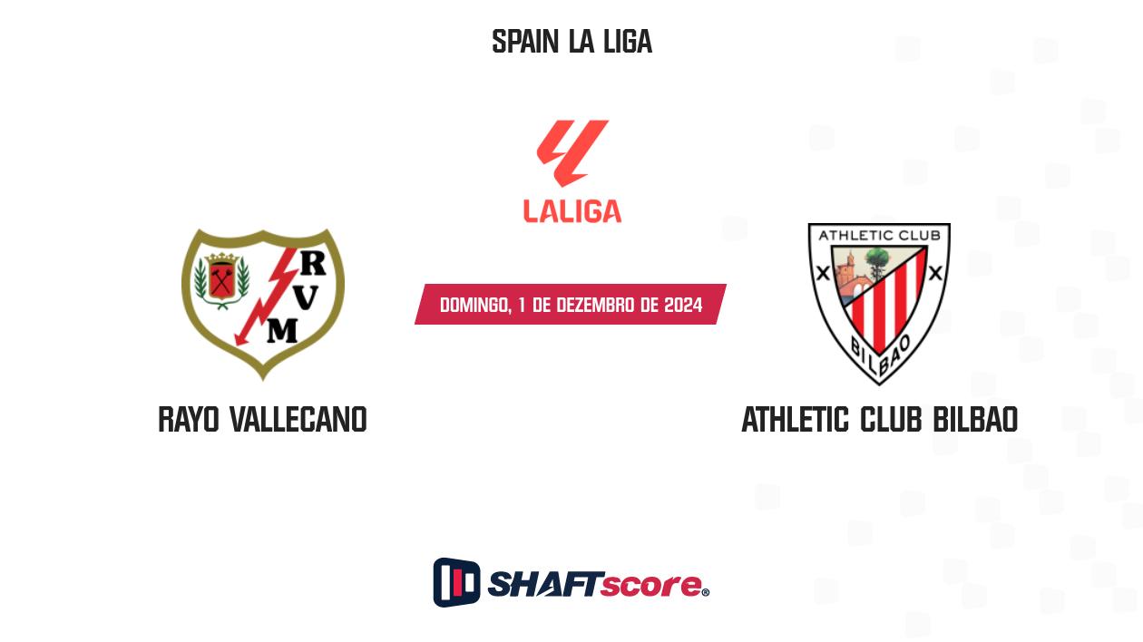 Palpite: Rayo Vallecano vs Athletic Club Bilbao