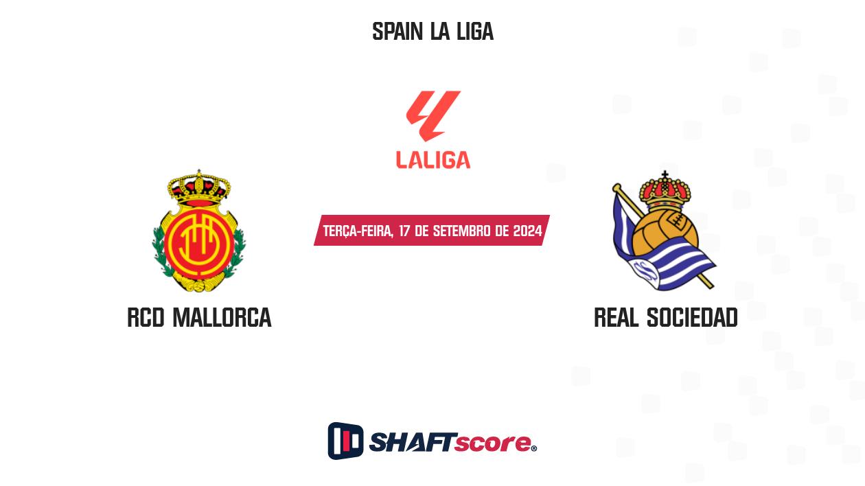 Palpite: RCD Mallorca vs Real Sociedad