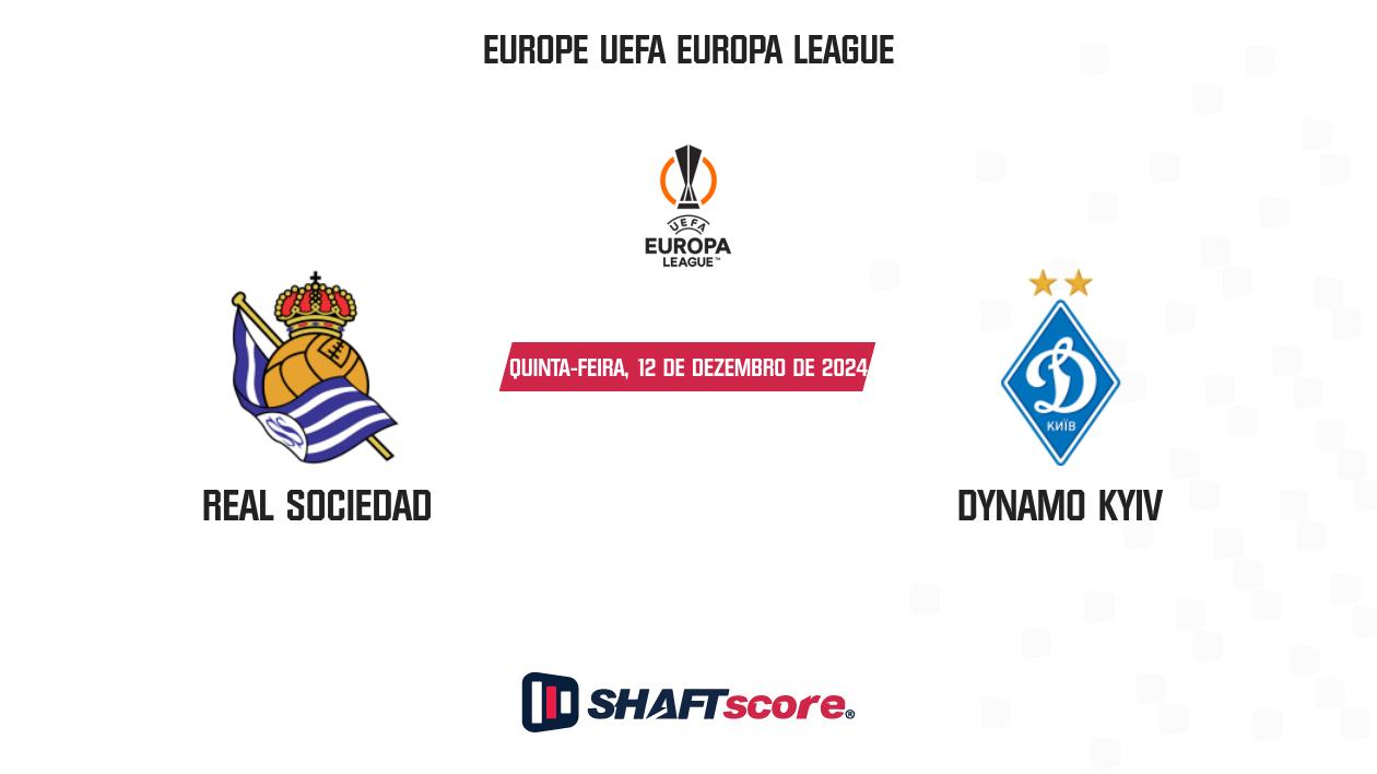 Palpite: Real Sociedad vs Dynamo Kyiv