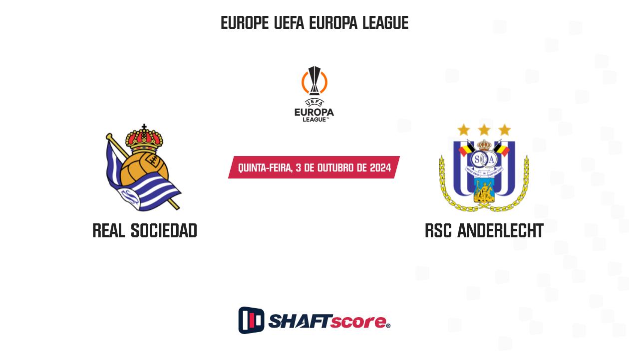 Palpite: Real Sociedad vs RSC Anderlecht