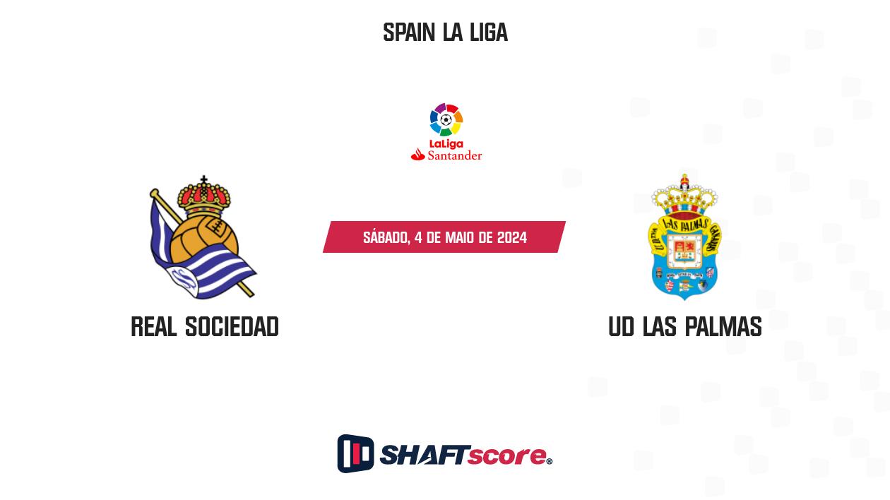 Palpite: Real Sociedad vs UD Las Palmas