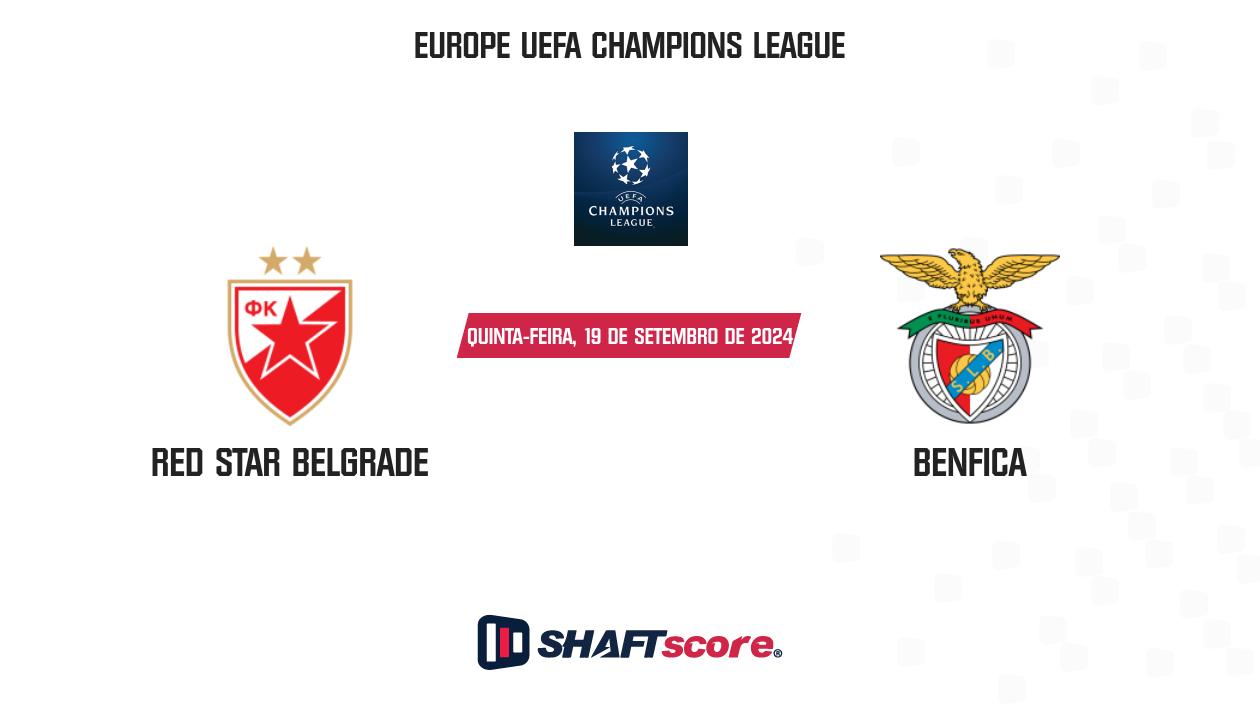 Palpite: Red Star Belgrade vs Benfica