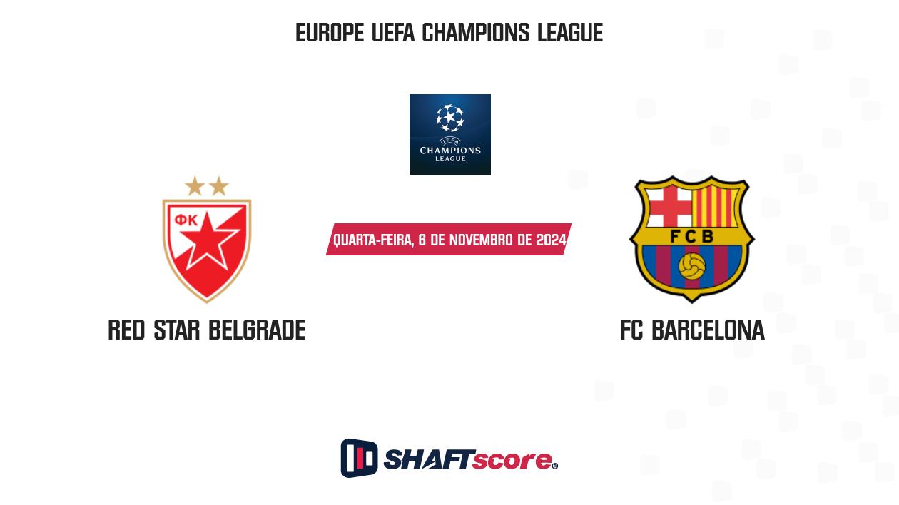 Palpite: Red Star Belgrade vs FC Barcelona