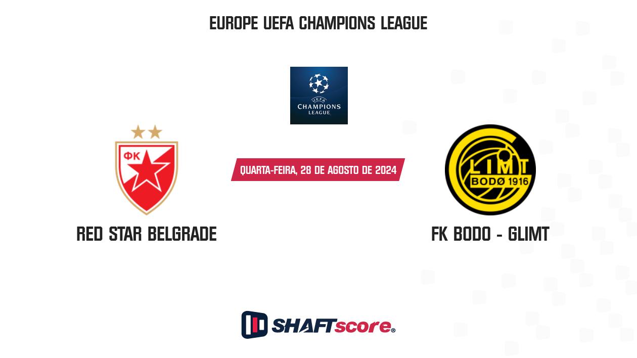 Palpite: Red Star Belgrade vs FK Bodo - Glimt