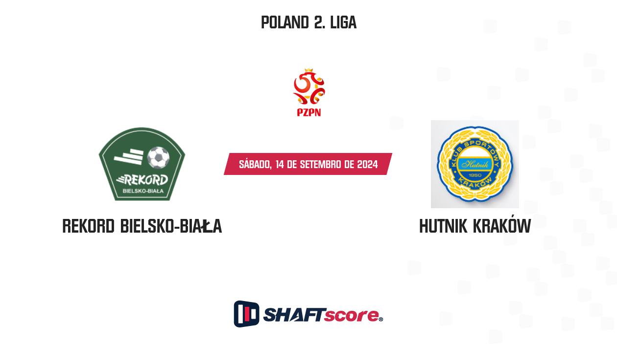 Palpite: Rekord Bielsko-Biała vs Hutnik Kraków