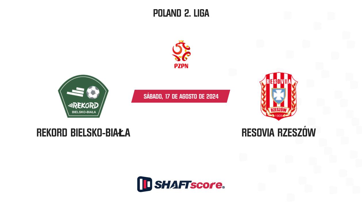 Palpite: Rekord Bielsko-Biała vs Resovia Rzeszów