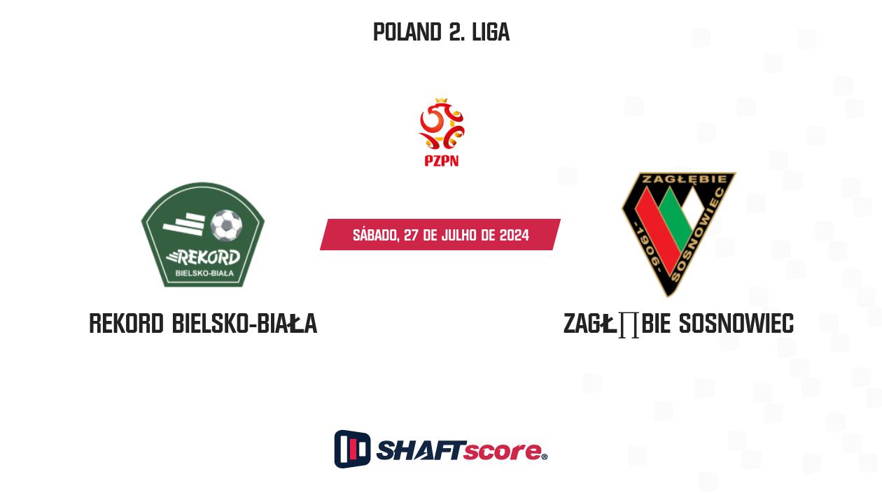 Palpite: Rekord Bielsko-Biała vs Zagłębie Sosnowiec