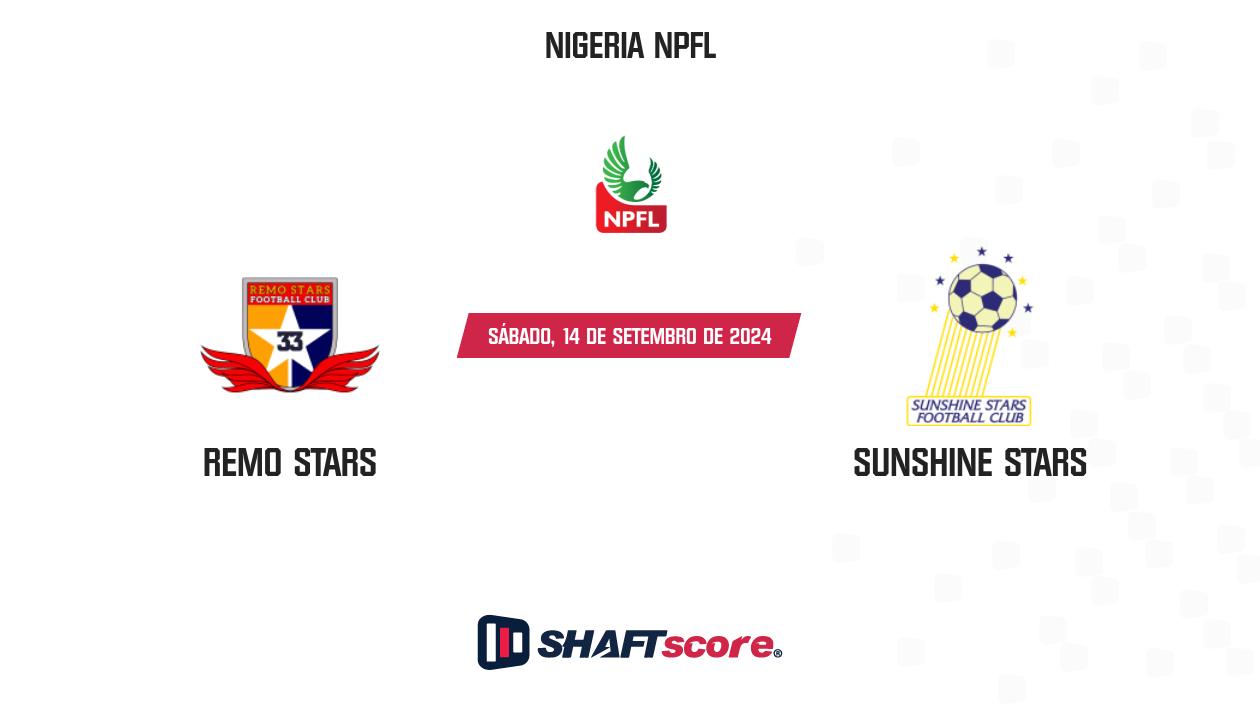 Palpite: Remo Stars vs Sunshine Stars